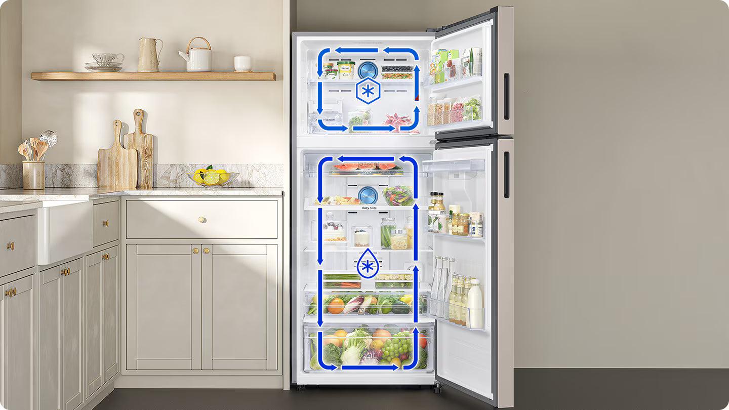 Samsung RT53DG7B10B1FA Top Mount Freezer with Twin Cooling, 540L