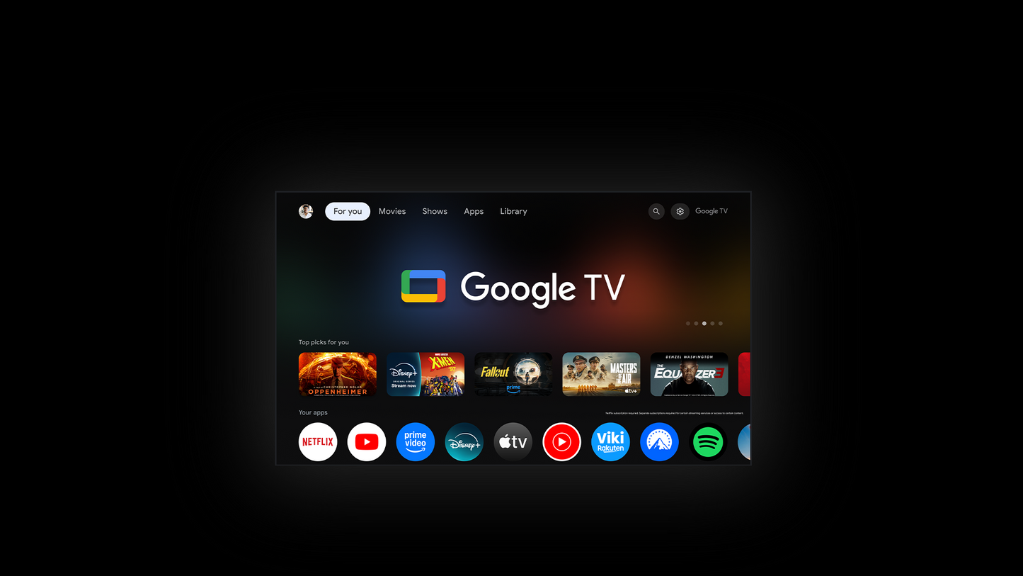 Dawlance Canvas X UHD Google TV 50" 4K UHD