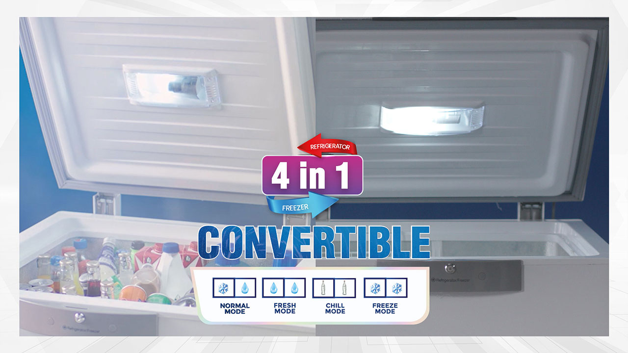 Dawlance 91998 LVS Convertible Twin Door Freezer