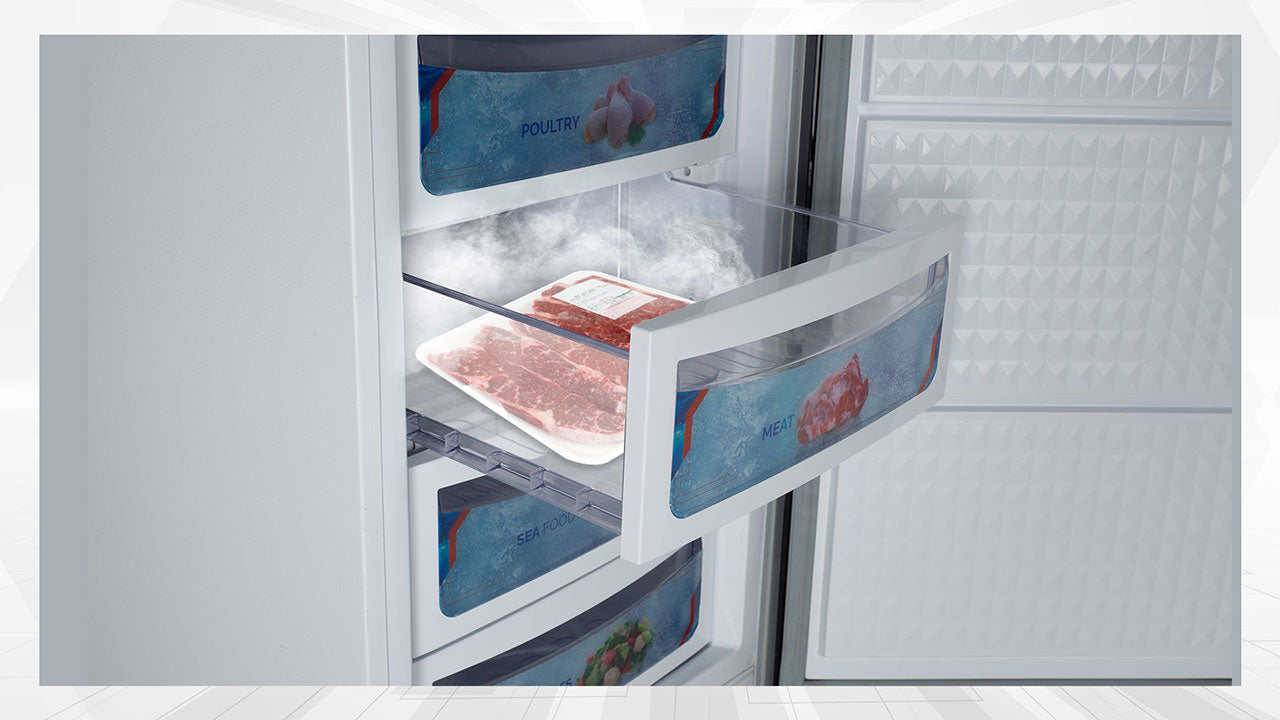 Dawlance VF 1035WB GD INV LUXE BROWN Vertical Freezer