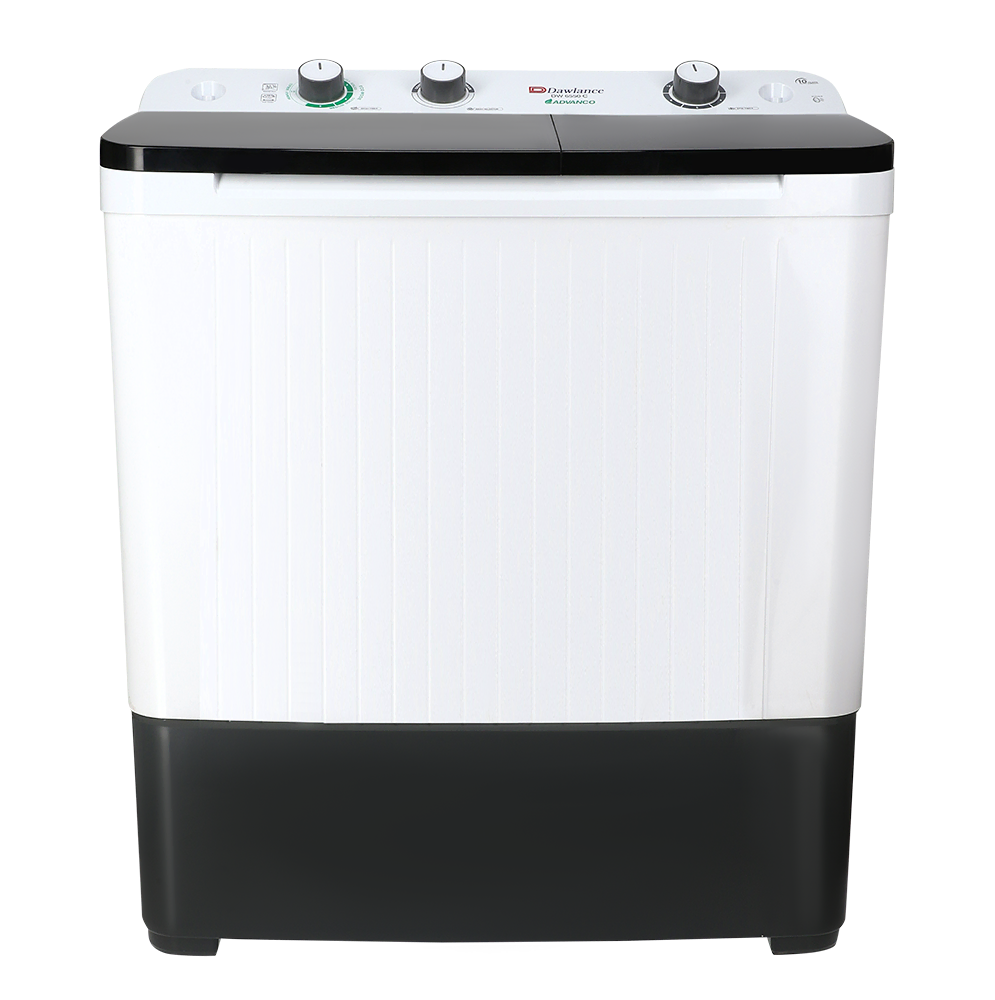 Dawlance DW 6550 GLASS LID (BLACK/GREY) Twin Tub Washing Machine