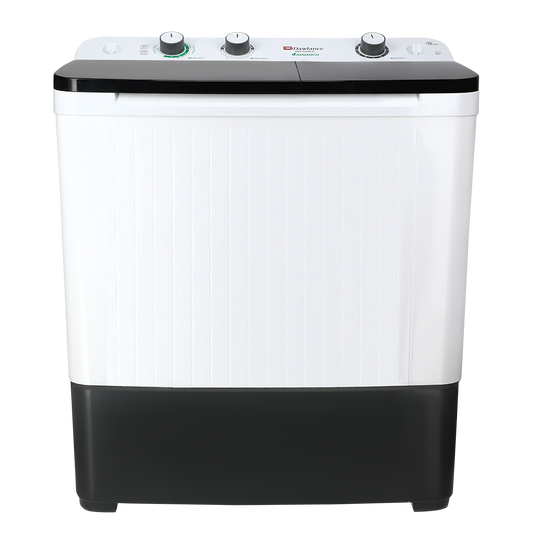 Dawlance DW 6550 GLASS LID (BLACK/GREY) Twin Tub Washing Machine