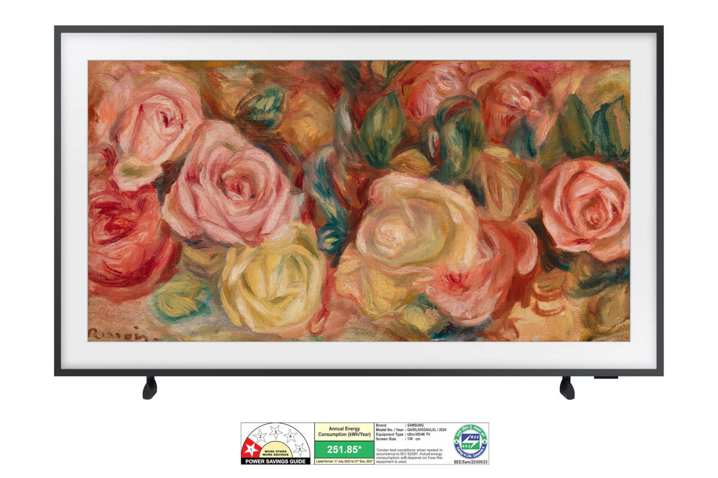 Samsung 1.38 m 65 Inch QLED LS03D 4K The Frame Smart TV