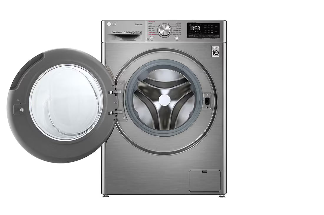 LG 10.5kg/7Kg | Front Load Washer/Dryer | AI DD™ | Steam™ | ThinQ™