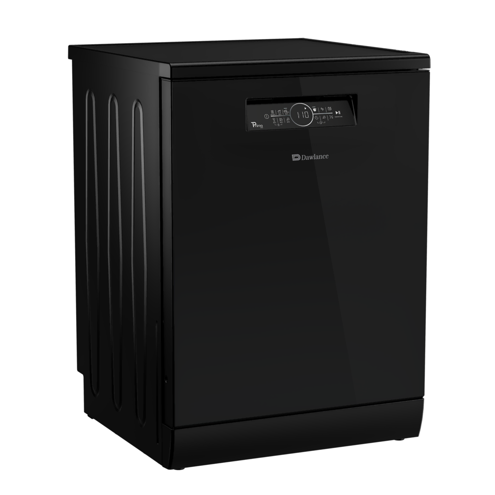 Dawlance DDW 1470 Glass Black Inverter Dishwasher