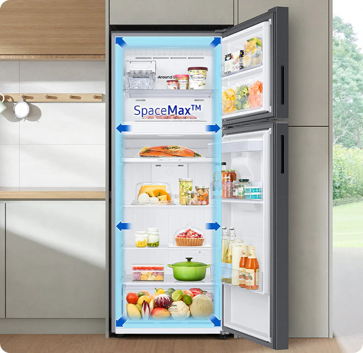 Samsung RT31CG5004WWRT Top Mount Freezer with No Frost, 304L