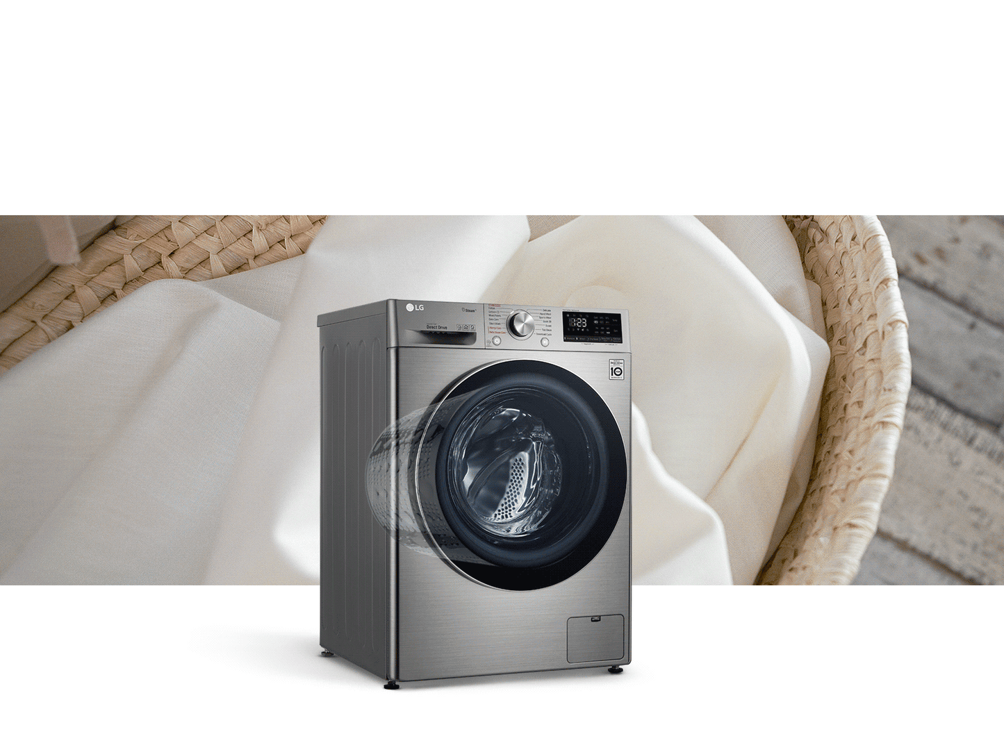 LG 10.5kg/7Kg | Front Load Washer/Dryer | AI DD™ | Steam™ | ThinQ™