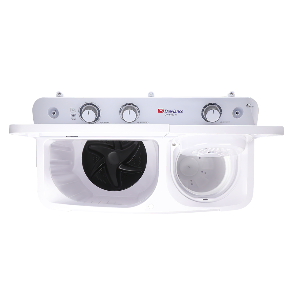 Dawlance DW 6550 TWIN TUB WHITE LID (WHITE) Twin Tub Washing Machine