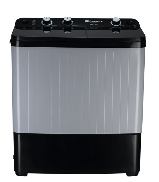 Dawlance DW-7500 TWIN TUB GLASS LID BLACK/GREY Twin Tub Washing Machine
