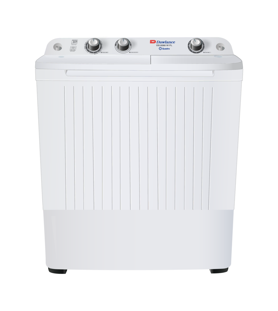 Dawlance DW 6580 White Twin Tub Washing Machine