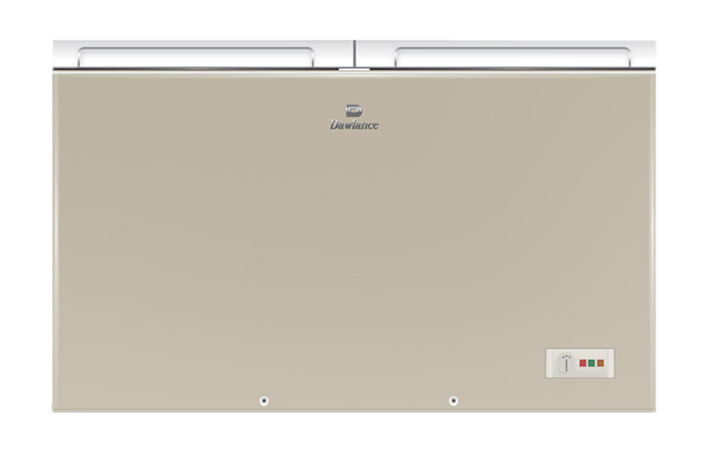Dawlance 91998 Signature Inverter Glass Door Champagne Twin Door Freezer